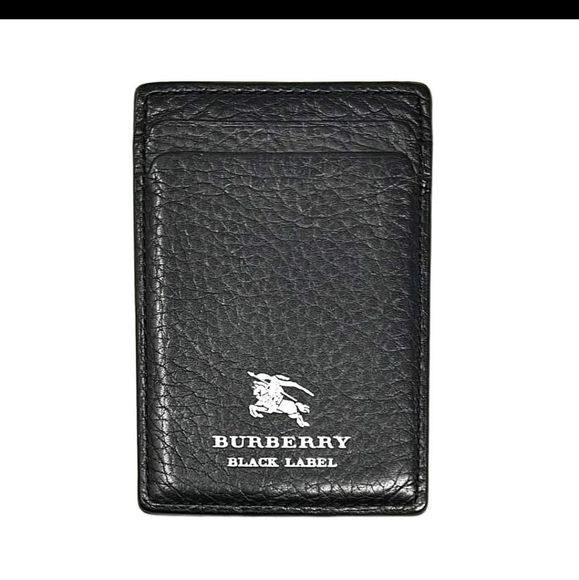 🟤⬛️ BURBERRY CARDHOLDER ⬛️🟤Beautiful Black/Saddle Brown - Picture 5 of 8